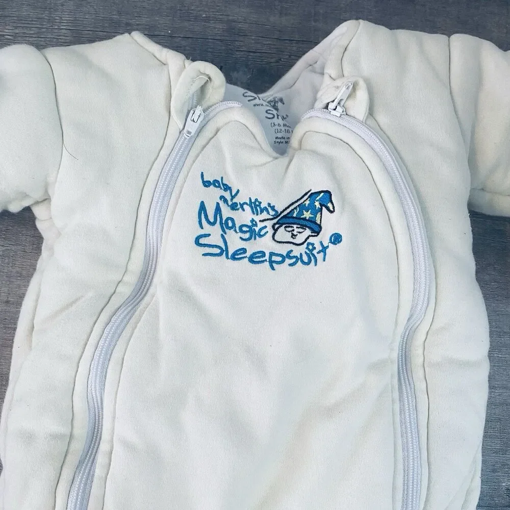 Baby Merlin's Magic Sleepsuit One Piece 3-6 Months Sleep Sack Clothes Sleeper